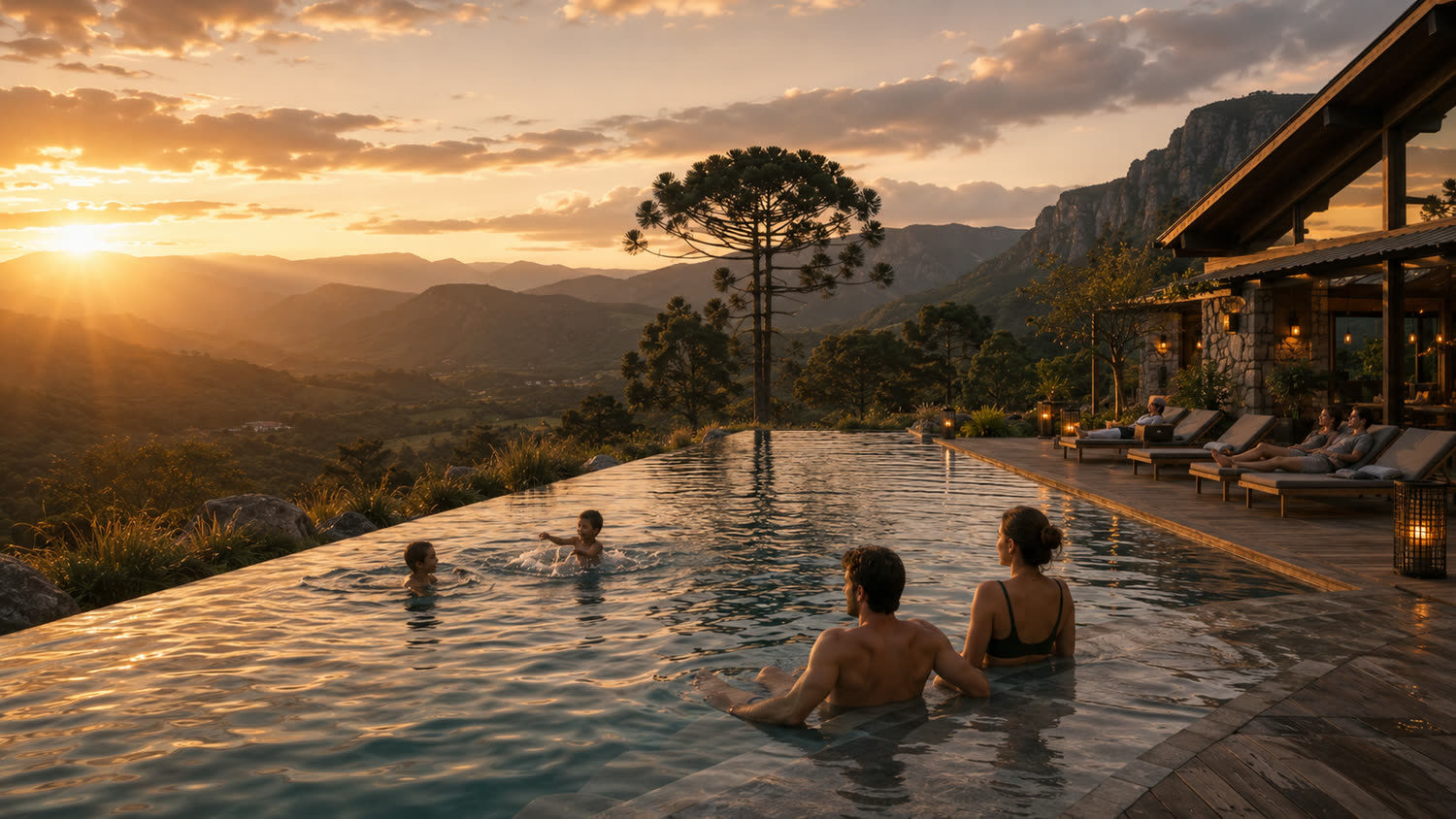Piscina panorâmica — em estudo