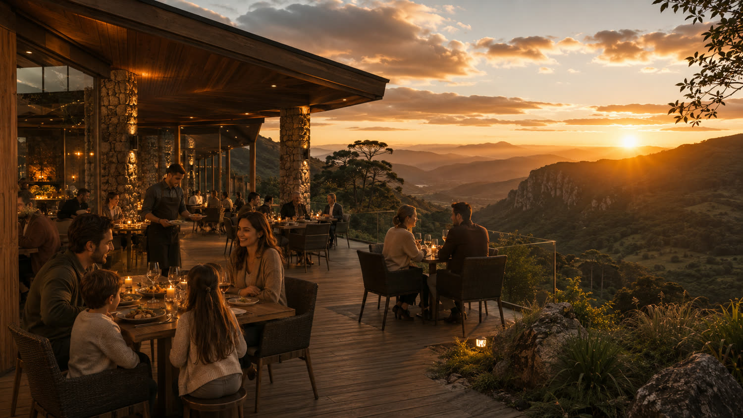 Restaurante panorâmico — em estudo