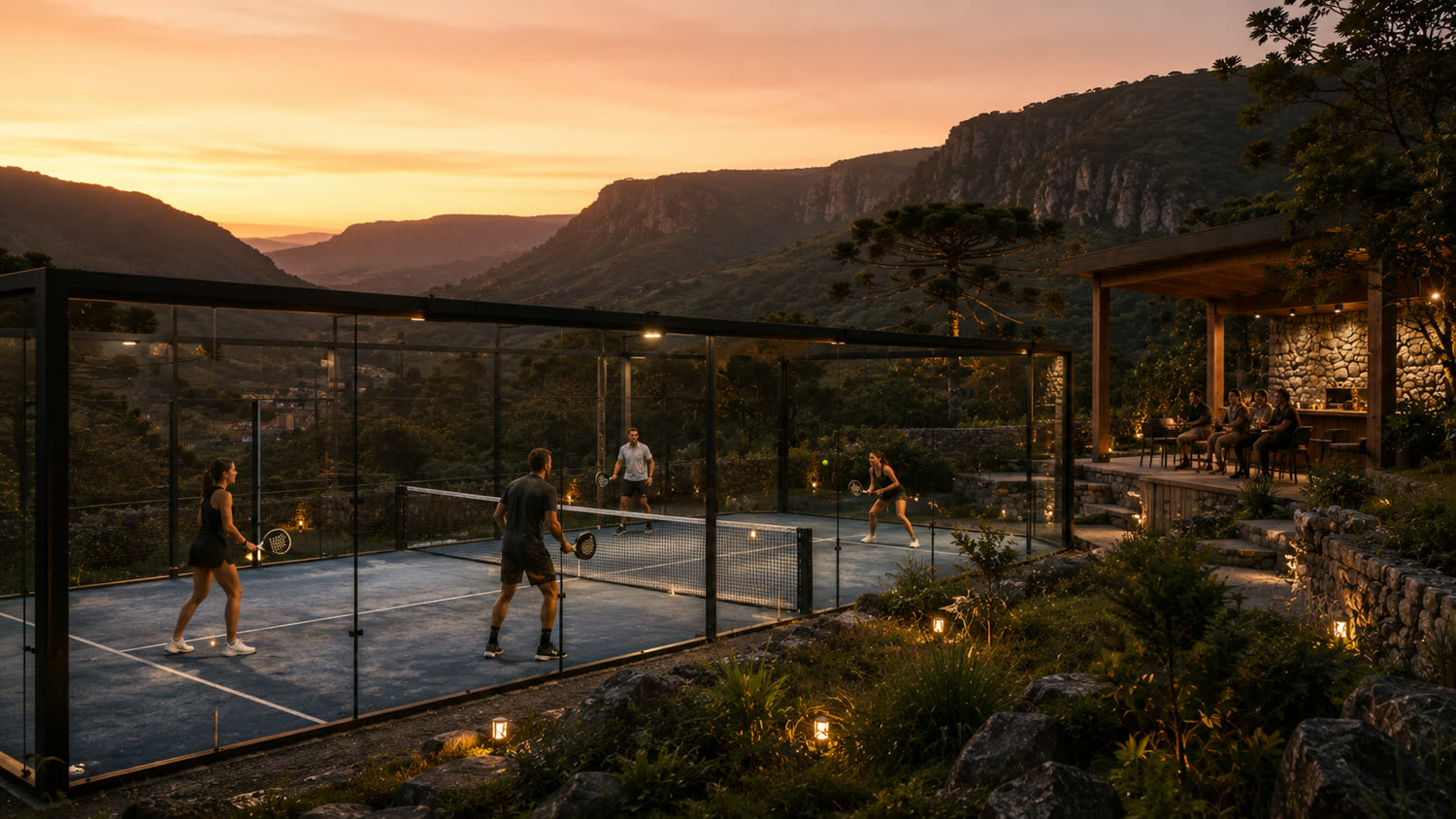 Padel com vista — em estudo