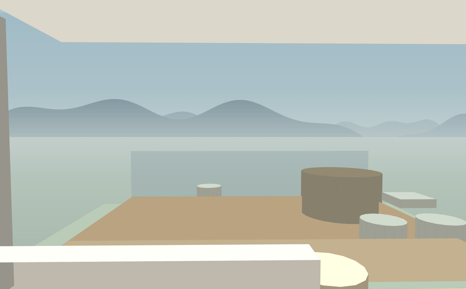 Interior de unidade do hotel — imagem ilustrativa