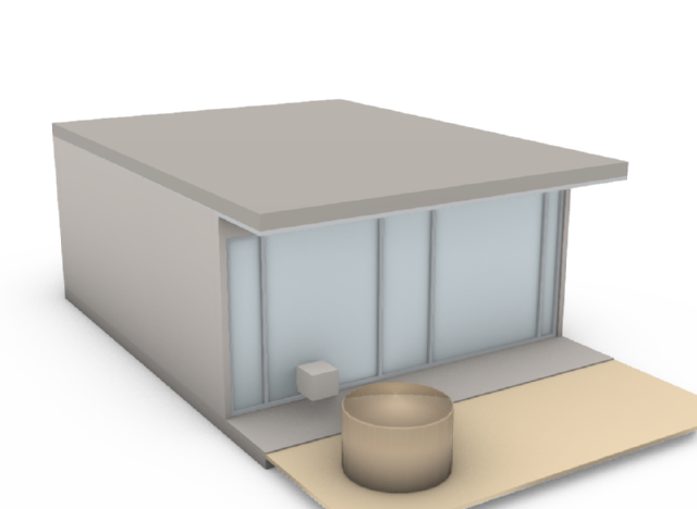 Modelo 3D do Loft 30 — estudo em andamento